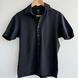 Uniqlo Short Sleeve Polo - Small | Black